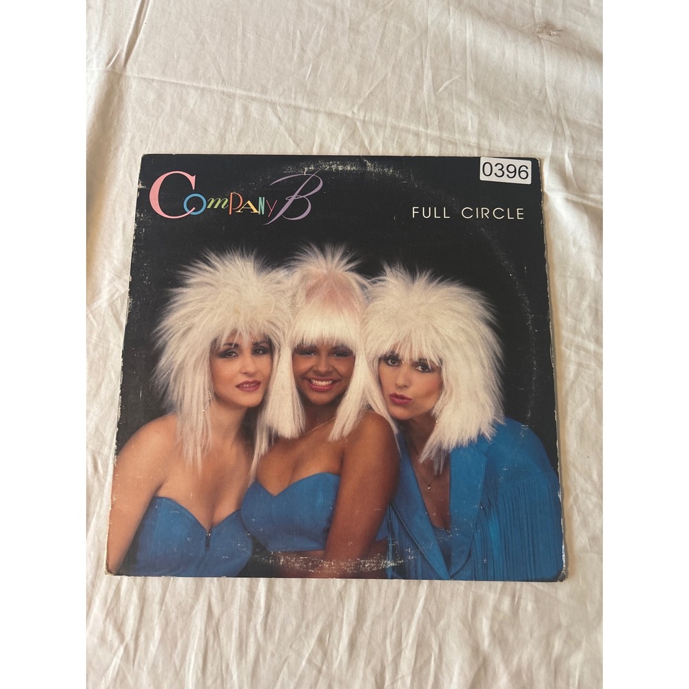 Company B Full Circle  12" Single 33 RPM 1987 Atlantic Records Good Freestyle‎
